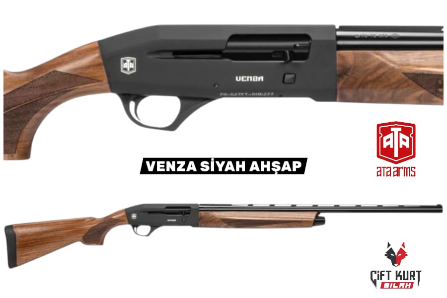 ATA ARMS VENZA SİYAH AHŞAP YARI OTOMATİK AV TÜFEĞİ